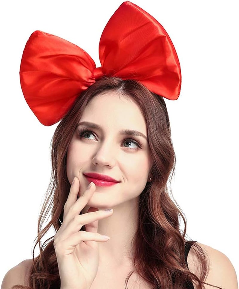 BUTITNOW BUYITNOW Women Huge Bow Headband Cute Bowknot Hair Hoop for Halloween Cosplay - Image 5